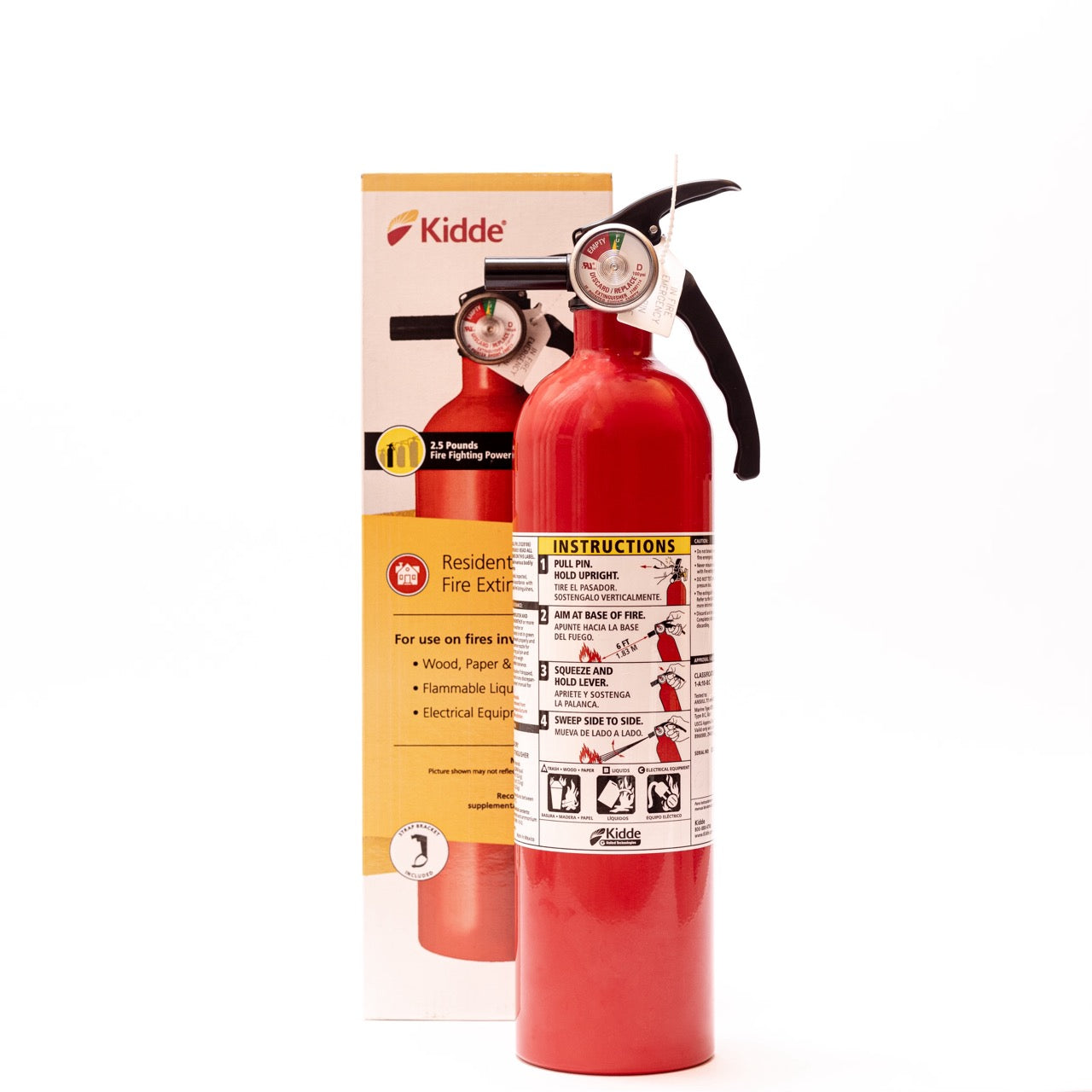 Basic Use Fire Extinguisher A:B:C
